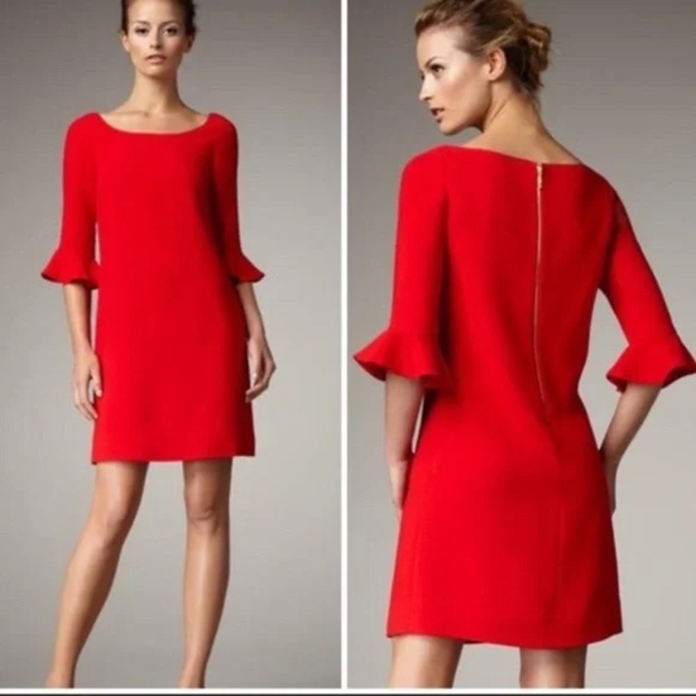 Kate Spade Luna Flare Sleeve Dress Size 4 - Picture 2 of 8